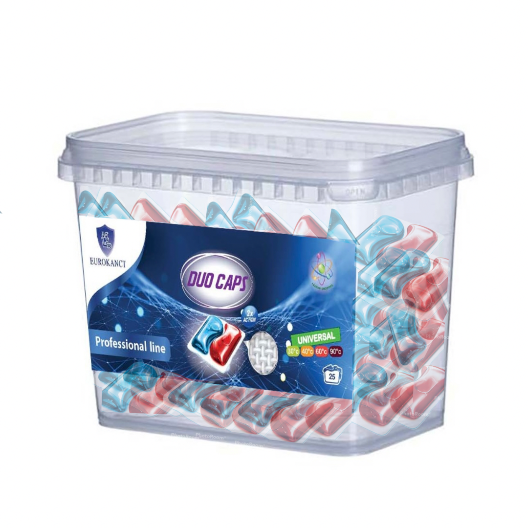 Двокомпонентні капсули для прання Eurokanct 25шт universal